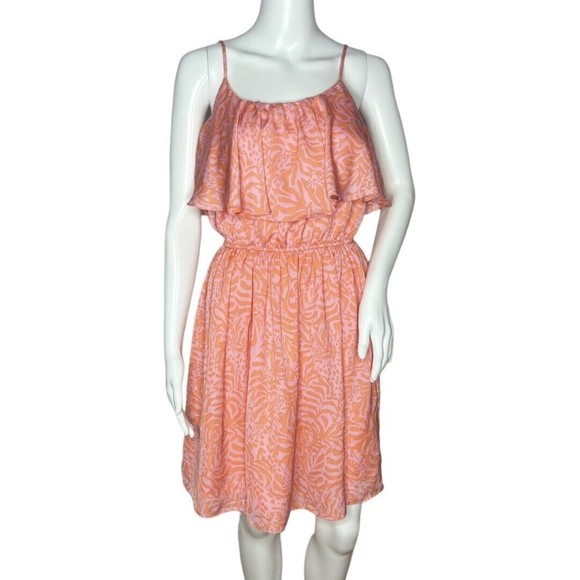 Lilly Pulitzer X Target Women’s Giraffing Me Crazy Flounce Dress Pink‎ Orange S - Picture 1 of 8